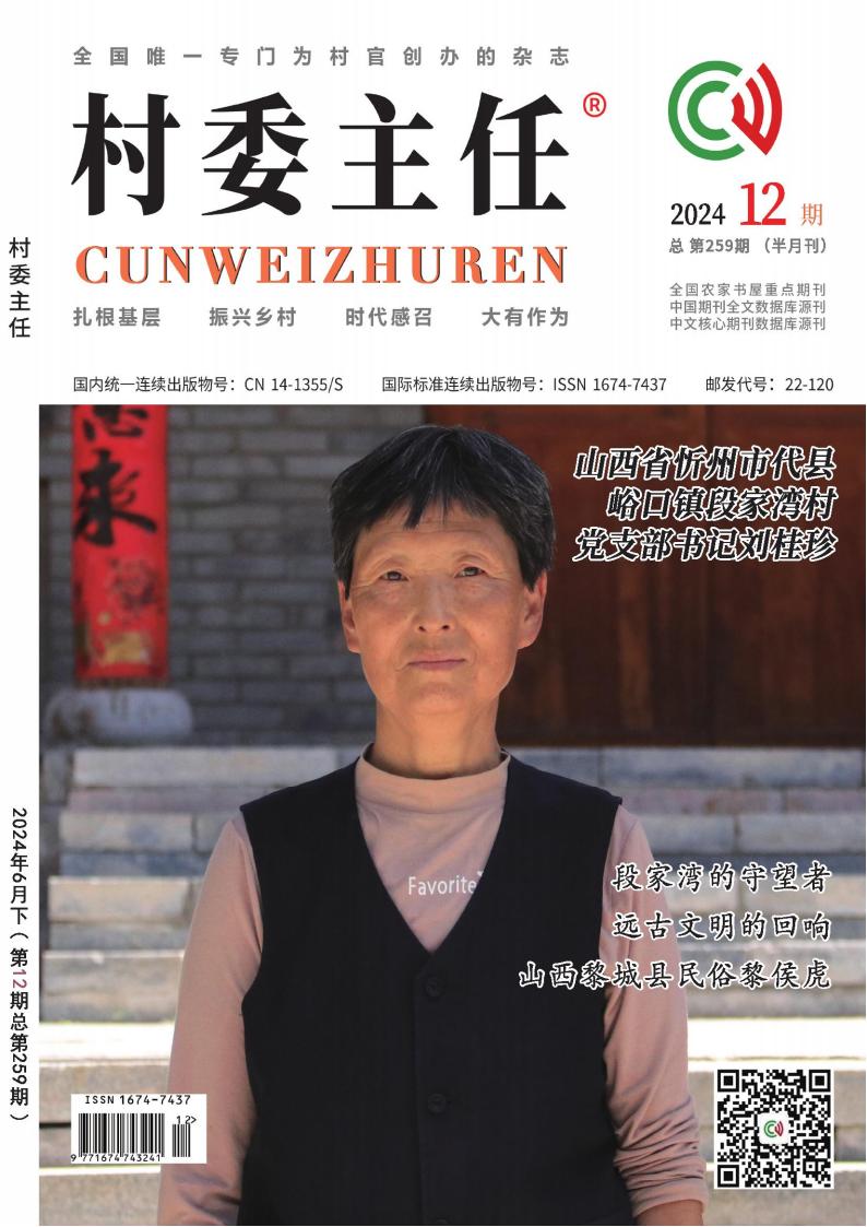 村委主任雜志封面